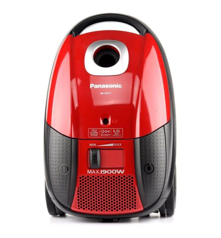  mody han Panasonic Deluxe Series Bagged Vacuum Cleaner.1900 Watt, Red - MC-CG711