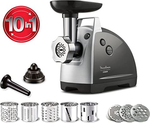 Moulinex HV8 Plus 10-in-1 Meat Mincer - 2000 Watt, ME684 1