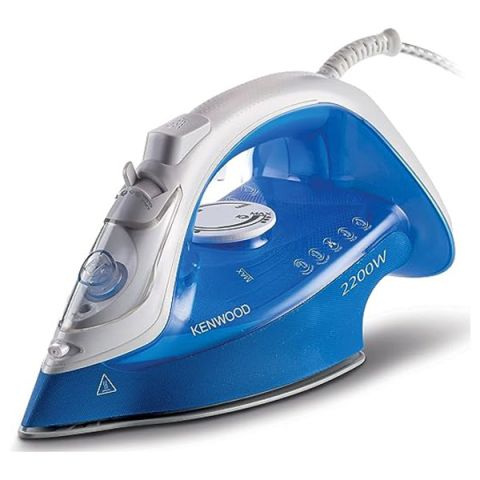 modyhan Kenwood 2200 watt steam iron - stp60.000wb ,300ml large capacity, ceramic sole plate (international warranty)