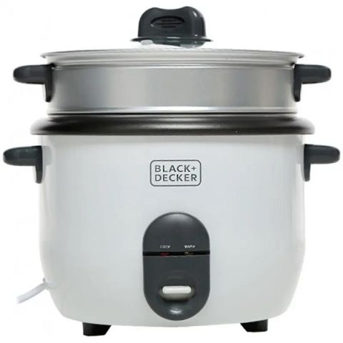 Modyhan Black and Decker RC1860 Rice Cooker 700 Watt - White