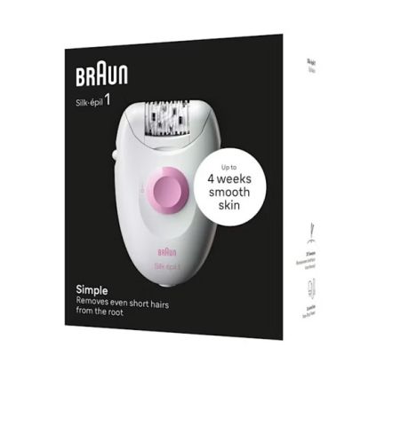 Modyhan Braun SE1-000 Silk-épil 1 Epilator for Women - White 7500435224949