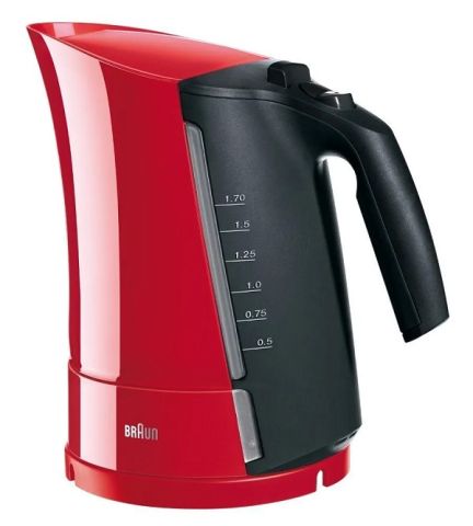 Braun WK300 Multiquick 3 Kettle 1.7 Liter 2280 Watt - Red