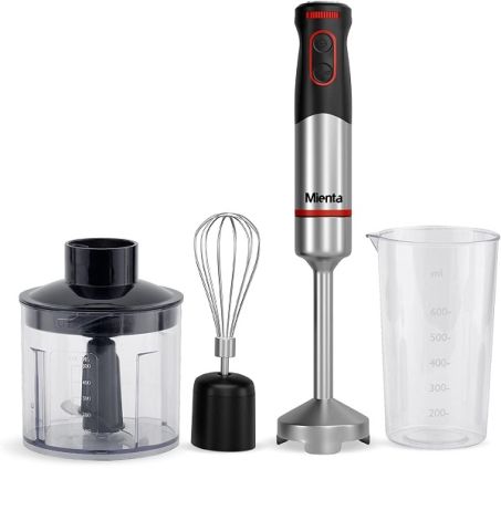 Mienta HB111038A Hand Blender 1000 Watt – Black