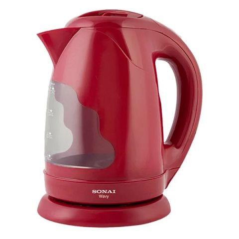 Modyhan Sonai MAR-3970 Kettle Wavy 2200 Watt 1.7 Liter - Red