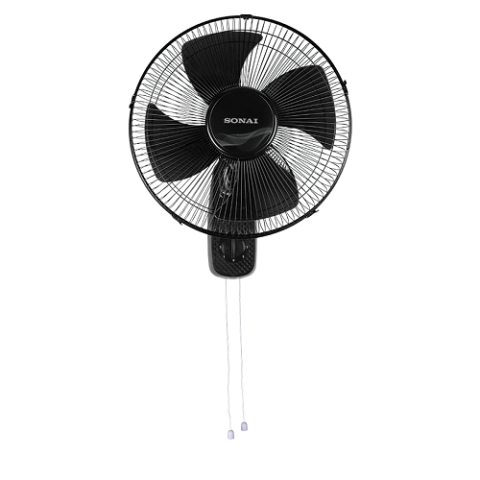 Modyhan Sonai MAR -1611 Wall Fan 16 Inch - Black