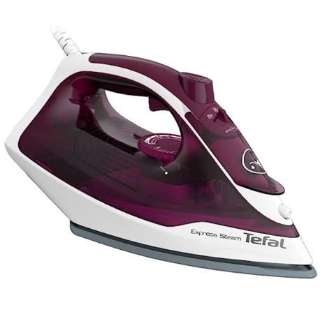 Modyhan Tefal FV2844E2 Steam Iron Express Steam Plus 2400 Watt - Burgundy